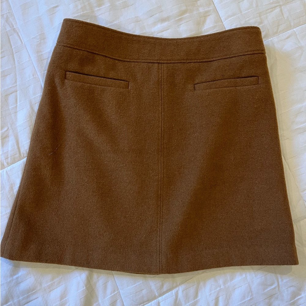 LOFT Brown A-Line Skirt